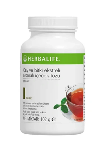 Çay ve Bitki Ekstreli Aromalı İçecek Tozu - Klasik Aromalı