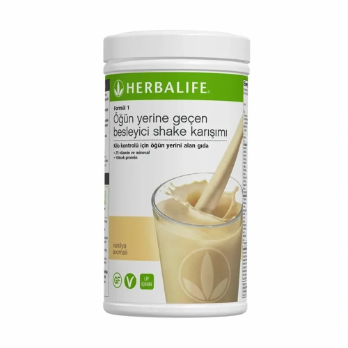 Formül 1 Öğün Yerine Geçen Besleyici Shake Karışımı - Vanilya Aromalı